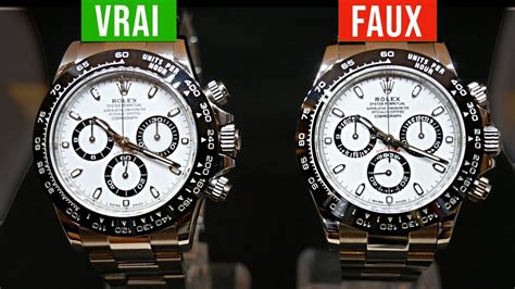 comment reconnaitre une vraie rolex daytona|Examen : Vraie Vs Fausse – Rolex Dayt.